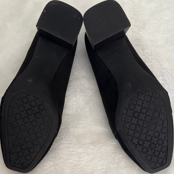 Kelly & Katie Black Suede Tassel Loafers - Picture 7 of 11